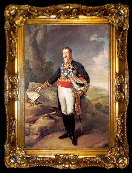 framed  Portana, Vicente Lopez The Duke of Infantado, Ta009-2